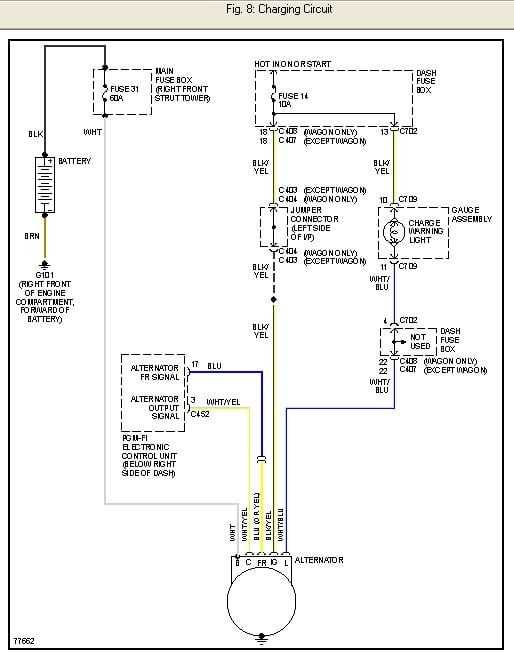 honda 4 pin alternator wiring diagram