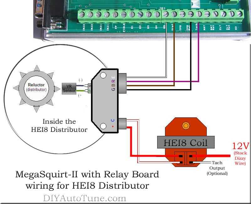 hei ignition chevy 350 hei distributor wiring diagram