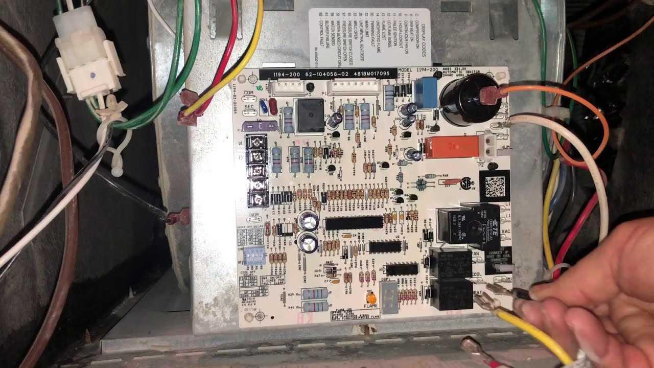 furnace control board wiring diagram