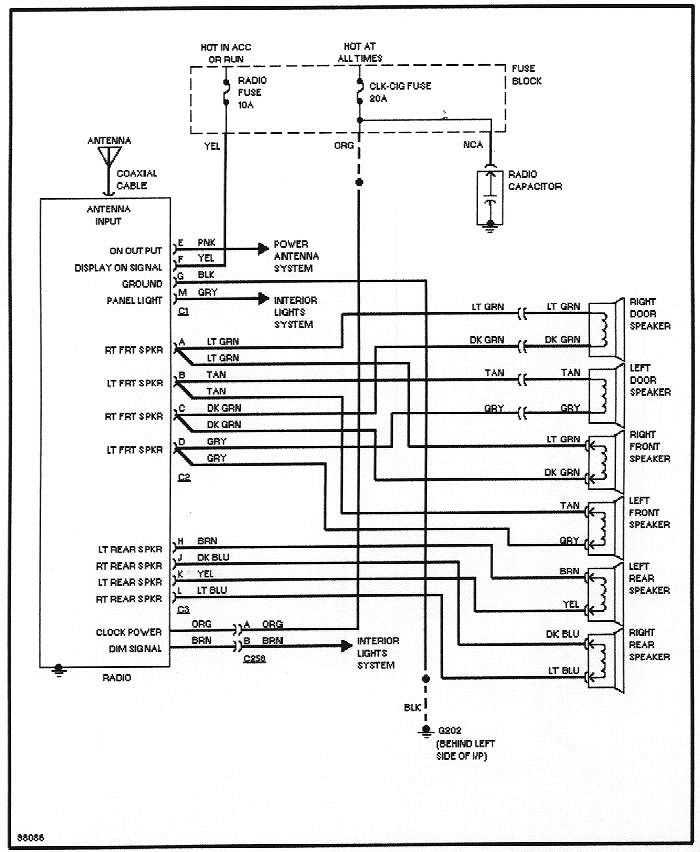 2004 chevy colorado radio wiring diagram