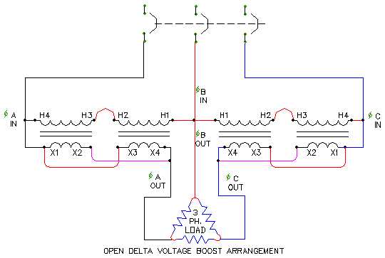 buck boost transformer 208 to 240 wiring diagram