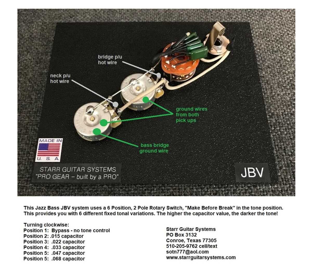 wiring diagram for fender jazz bass