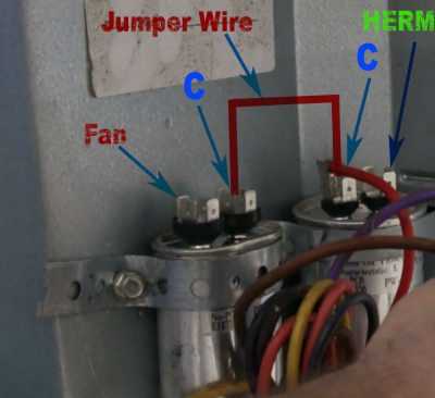 2 terminal capacitor wiring diagram