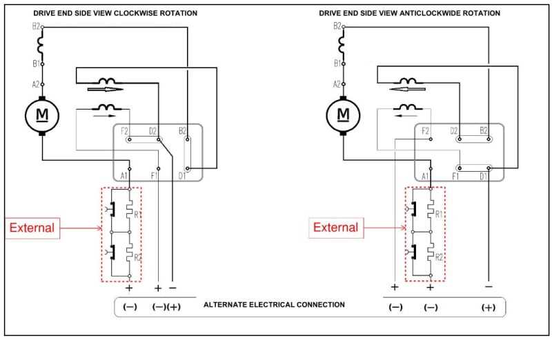 dc motor wiring diagram 4 wire