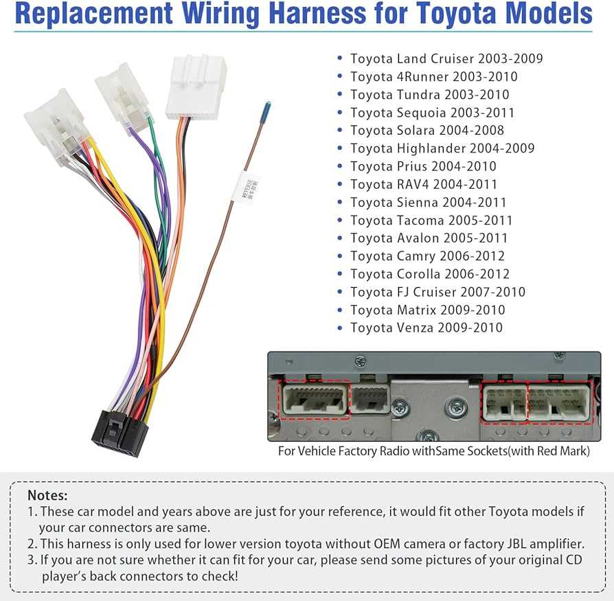 2005 toyota tundra radio wiring diagram