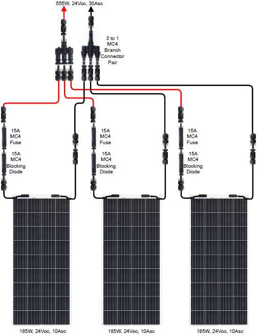 wiring diagram for solar panels