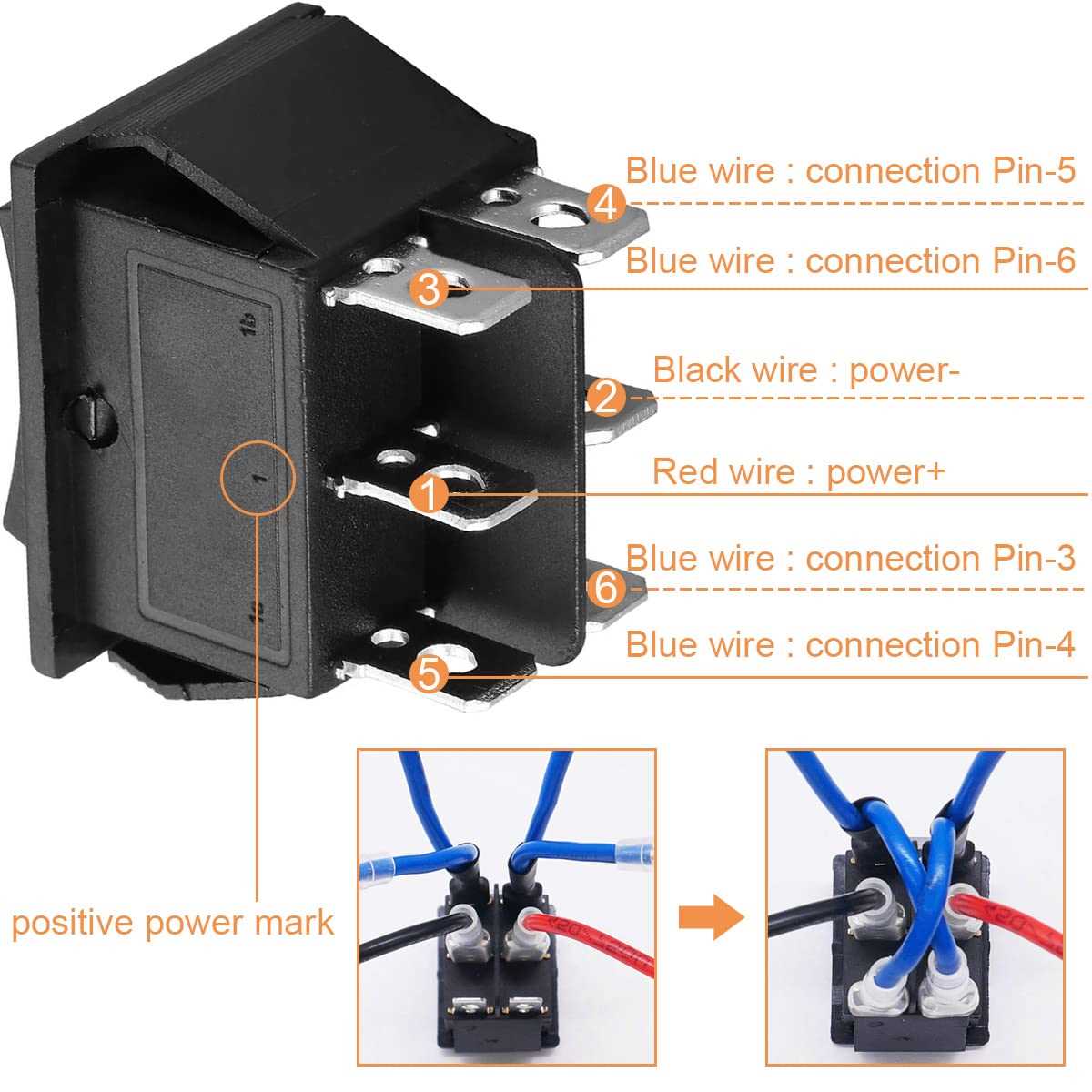 6 pin toggle switch wiring diagram