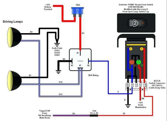 horn relay wiring diagram