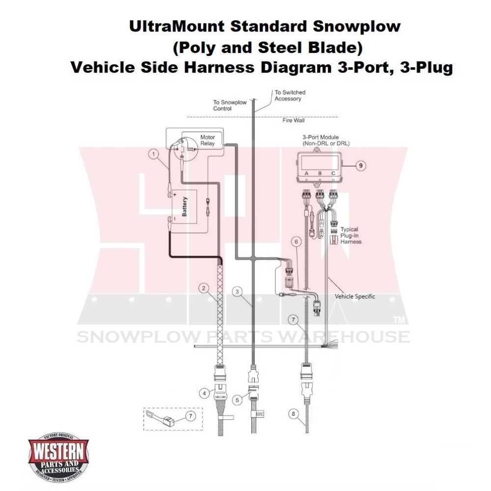 western plow relay wiring diagram