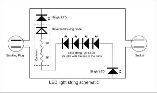 xmas lights wiring diagram