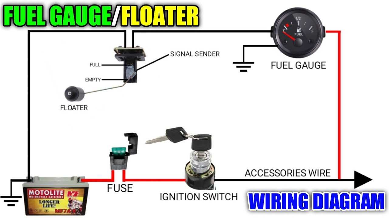 fuel gauge wiring diagram for boat