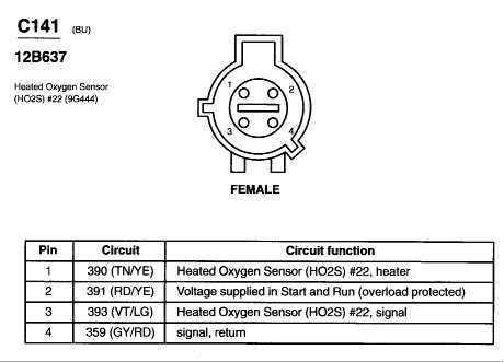 4 wire o2 sensor wiring diagram