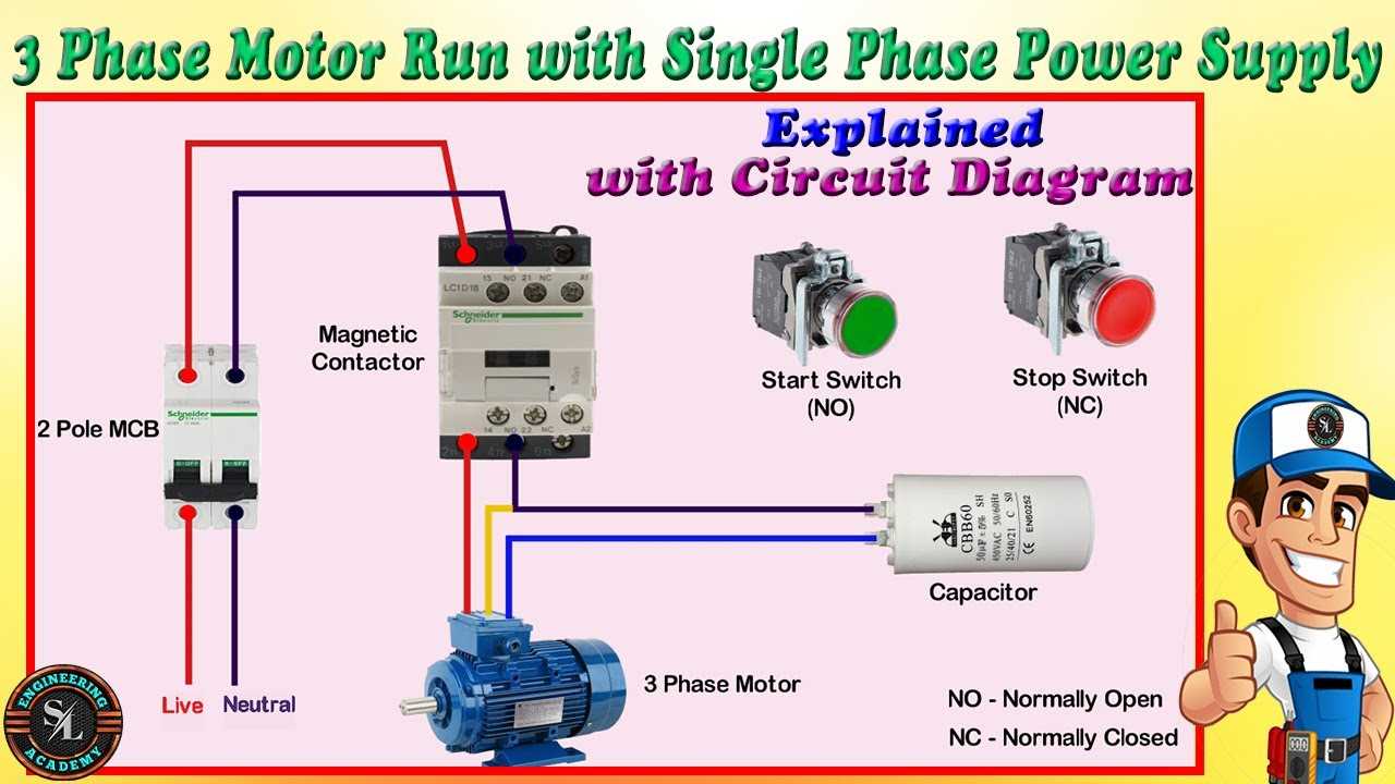 3 phase 220v wiring diagram