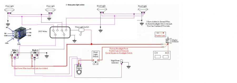 meyer snow plow lights wiring diagram