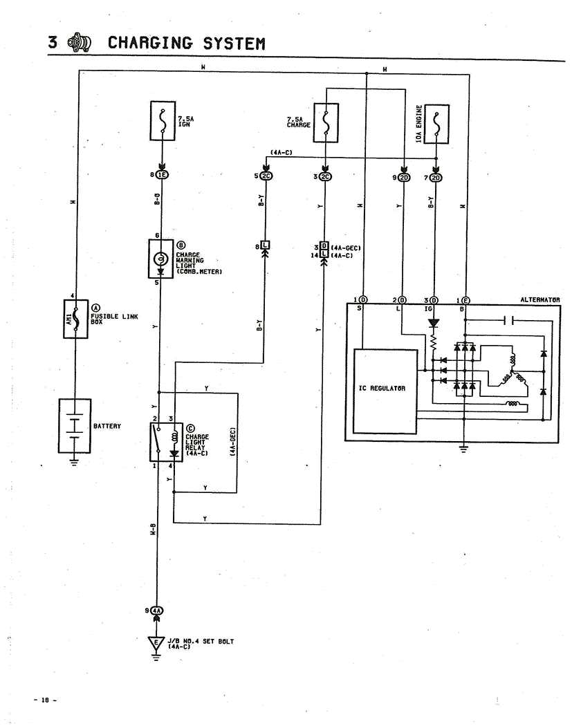 alternator wiring diagram toyota