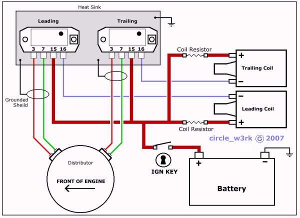 electronic ignition distributor wiring diagram