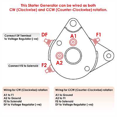 starter generator wiring diagram