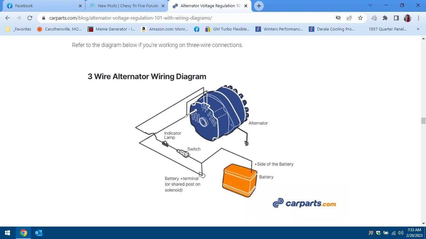 delco remy alternator wiring diagram 4 wire