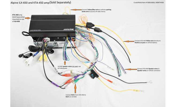 alpine ilx 407 wiring diagram