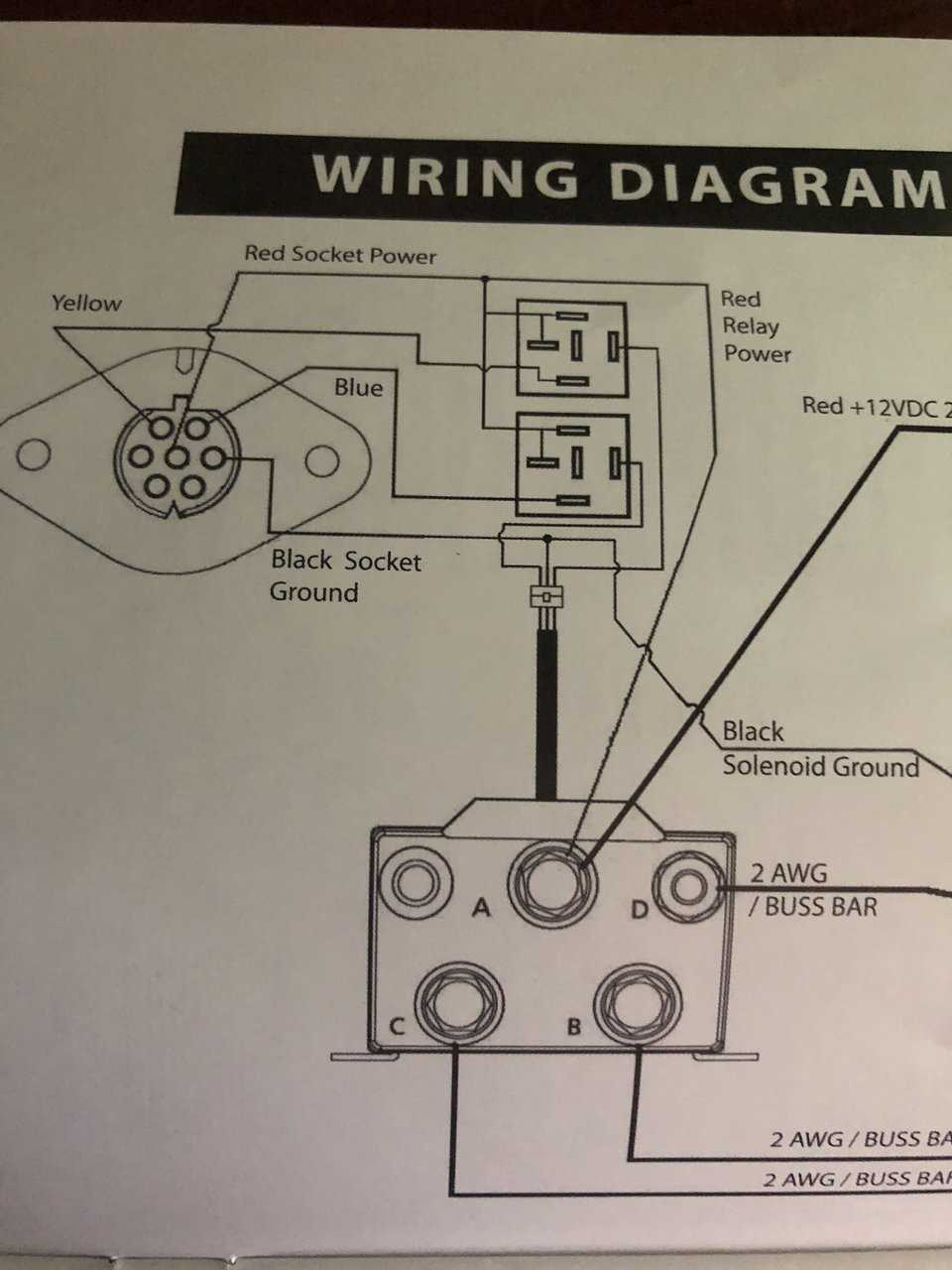 3 wire winch controller wiring diagram