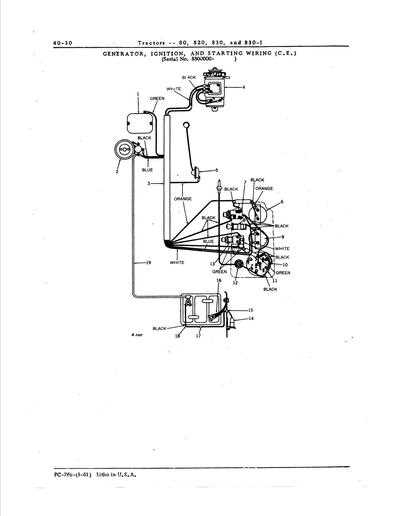 john deere a wiring diagram