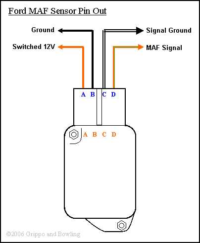 4 pin mass air flow sensor wiring diagram