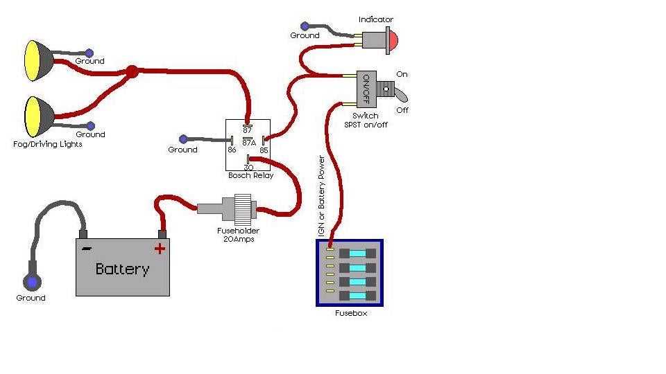 lighted switch wiring diagram