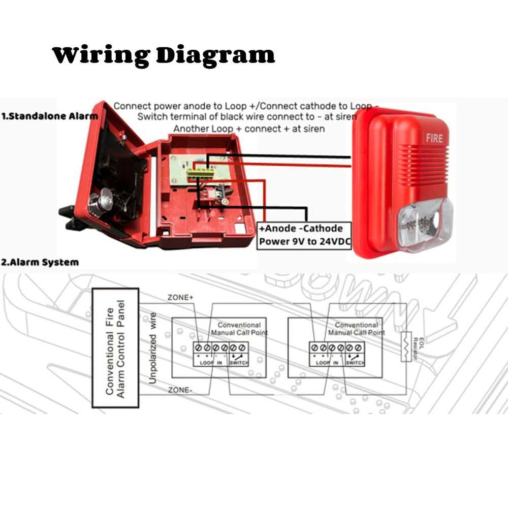 120v fire alarm bell wiring diagram