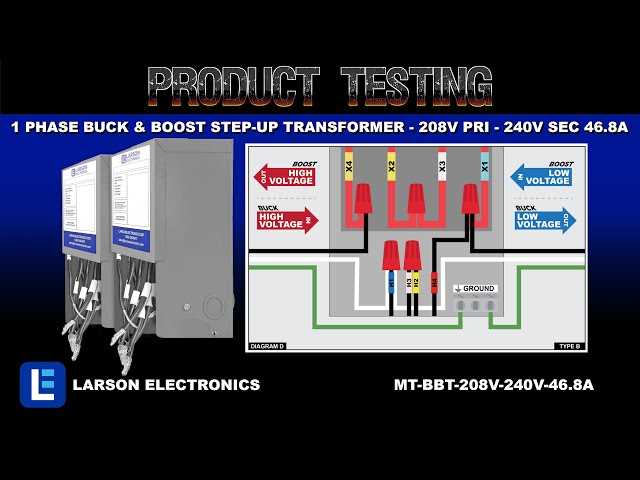 208v to 240v buck boost transformer wiring diagram