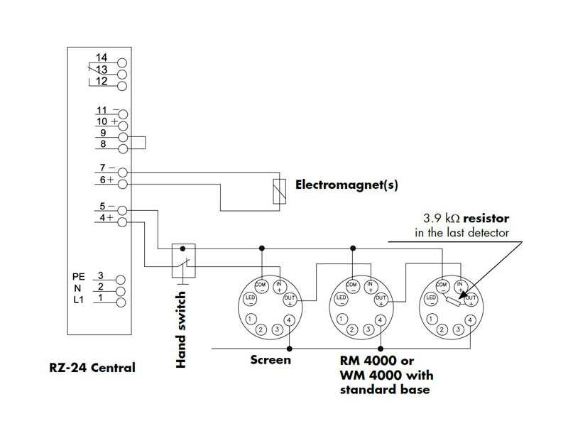 wiring diagram for smoke detectors