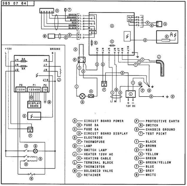 wiring diagram refrigerator