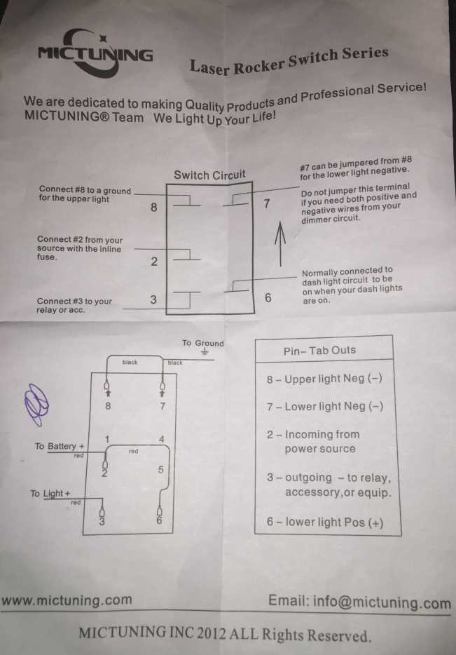 wiring diagram switch