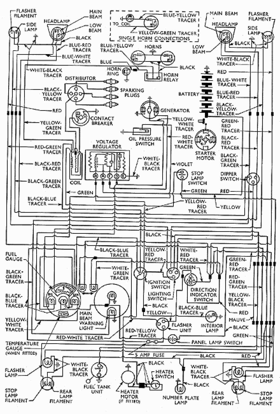 ford model a wiring diagram