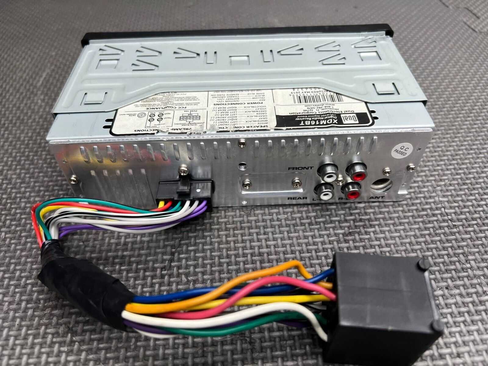 dual xdm17bt 12 pin wiring diagram