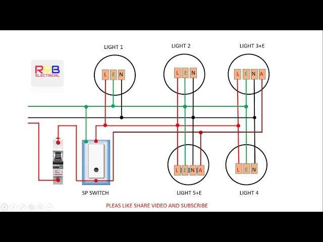 emergency light wiring diagram