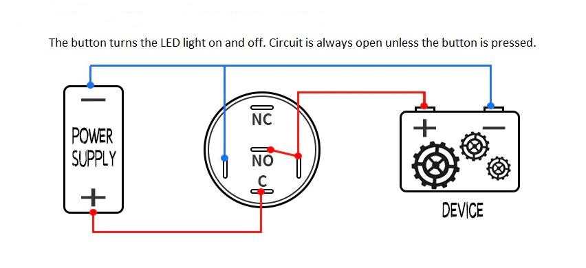 push switch wiring diagram