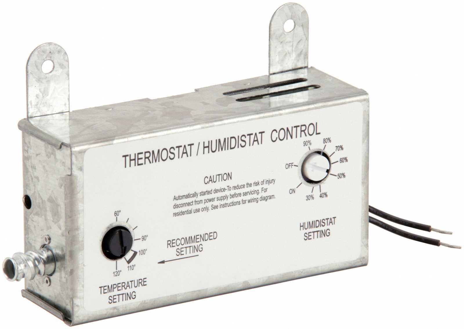 attic fan thermostat wiring diagram