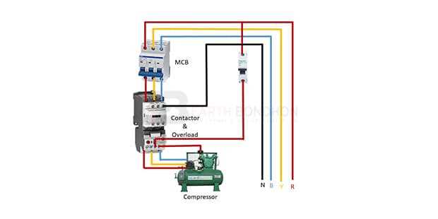 3 phase ac compressor wiring diagram