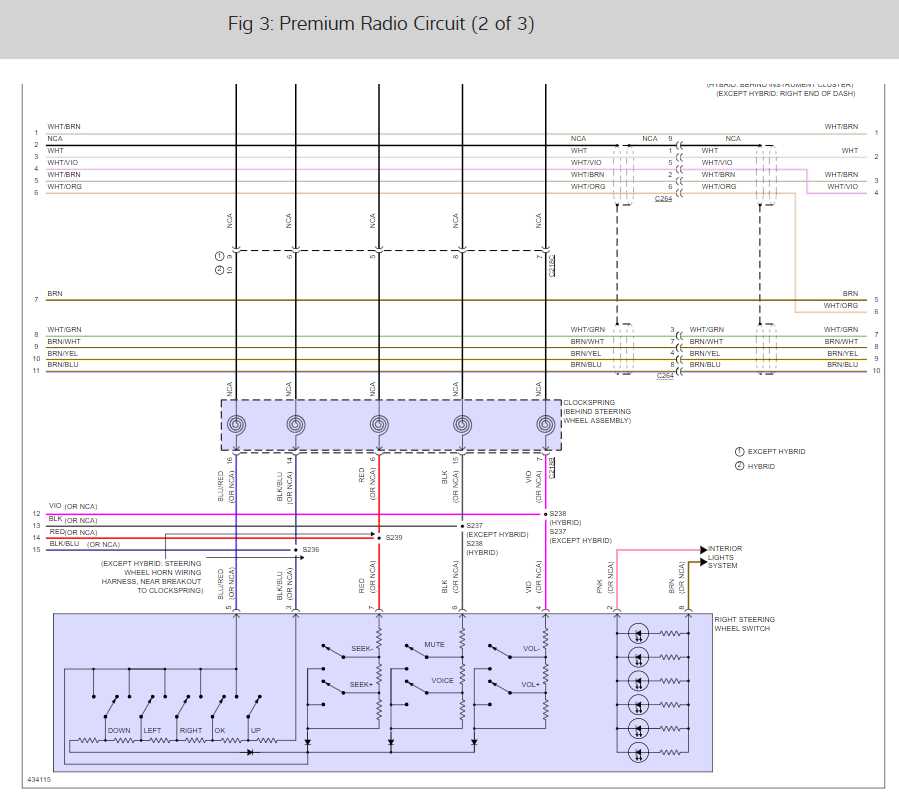 2015 ford fusion radio wiring diagram