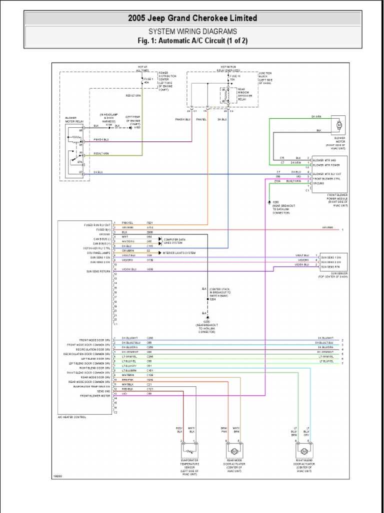 05 jeep grand cherokee radio wiring diagram