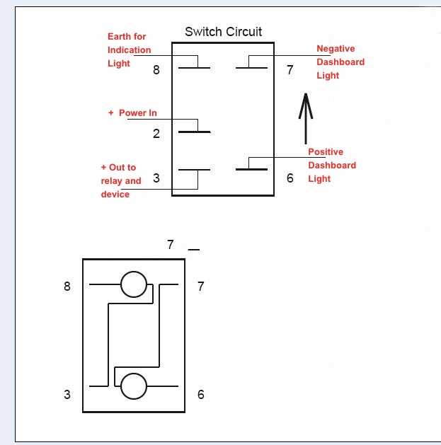 12 volt 6 pin rocker switch wiring diagram