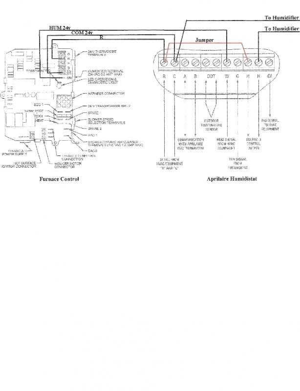 aprilaire automatic humidifier control wiring diagram