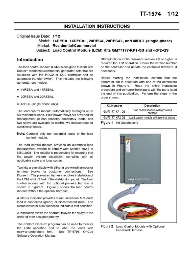 kohler ats wiring diagram