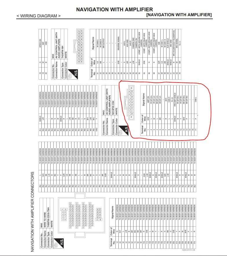 nissan wiring diagram color codes