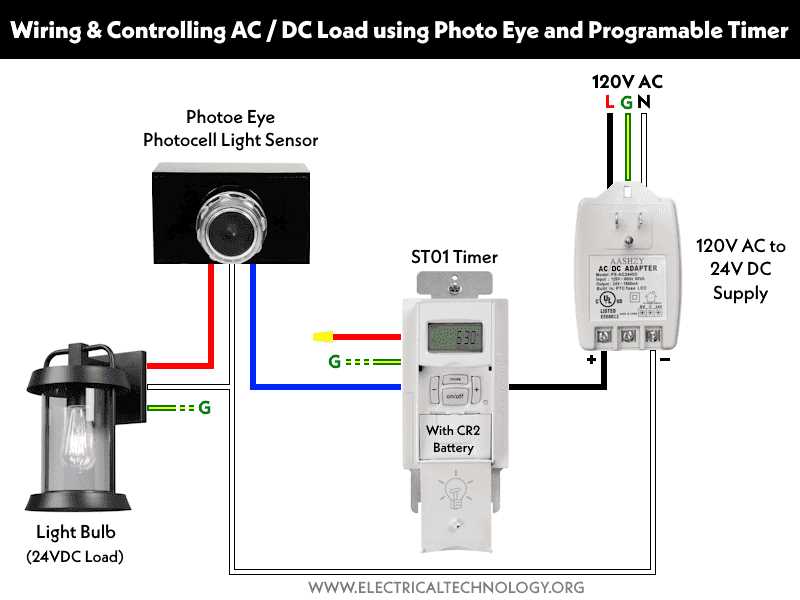 time clock wiring diagram