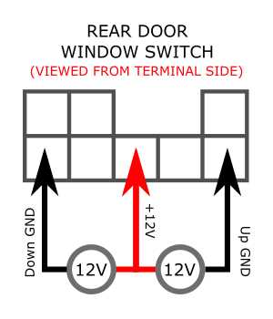 wiring diagram for power windows