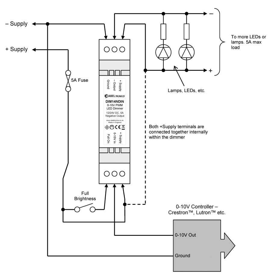 0 10v led dimming wiring diagram