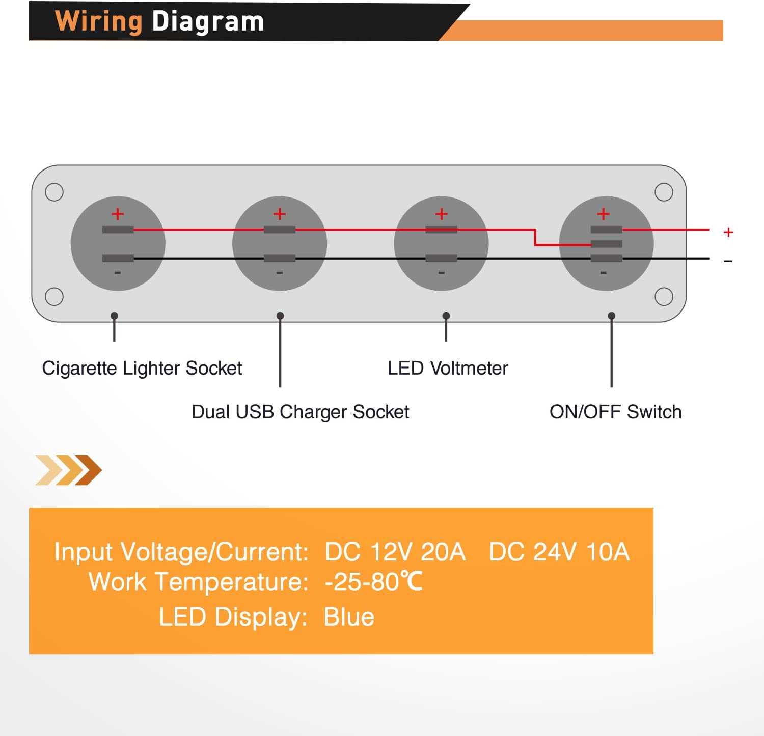 cigarette socket wiring diagram