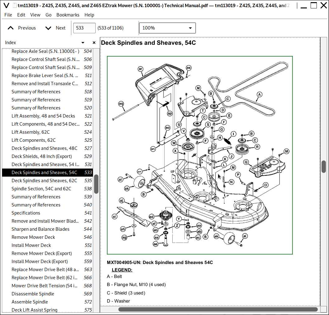 wiring diagram for john deere z425