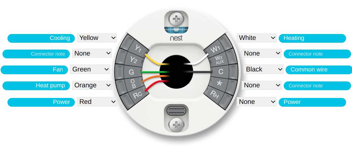 6 wire thermostat wiring diagram